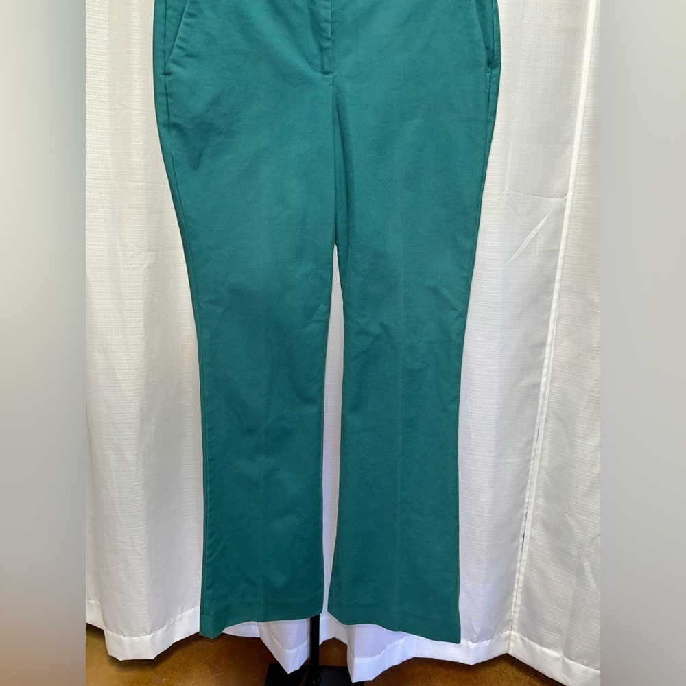 Boden teal/green Richmond 7/8 trousers | size 8p - Picture 3 of 8